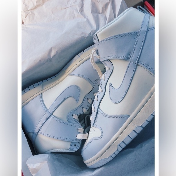 Nike Shoes - Nike Dunk High Sail Football Grey Nike High-Top Sneakers Size 8